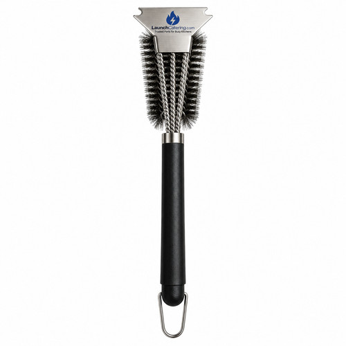 Bbq grill brush with - grill, scraper
