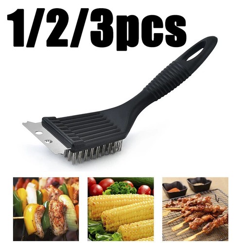 3pc portable grill cleaner - 1/2/3pc,