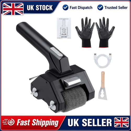 Electric grill brush - electric, portable