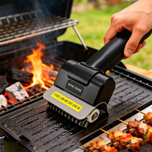Electric grill brush cordless - electric,