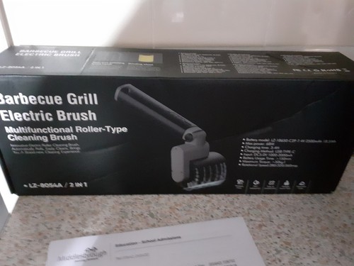 Electric grill brush - electric, portable