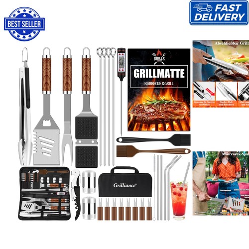 Piece stainless steel grill - stainless,